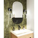 Airen LED 5.25 inch Black Wall Sconce Wall Light