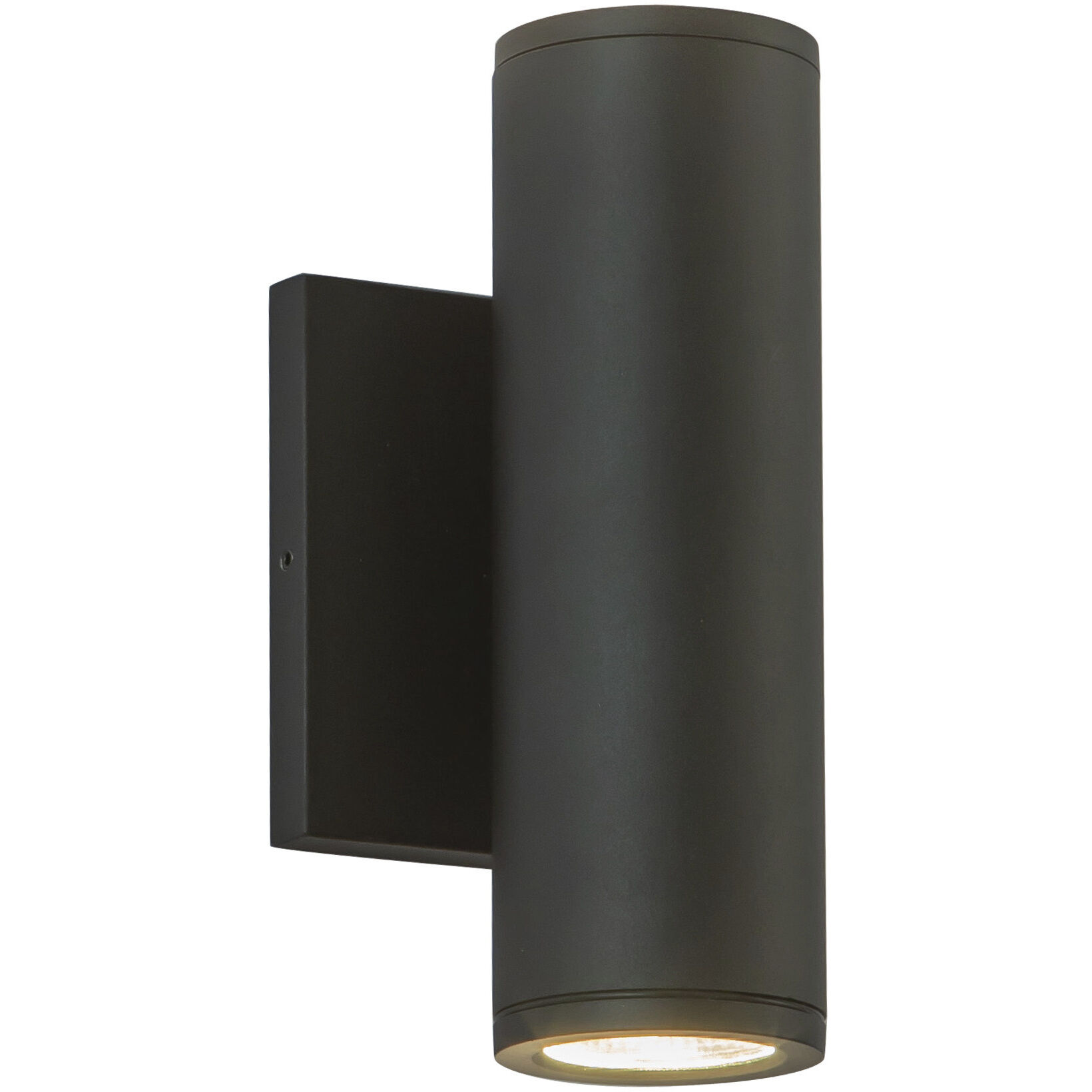 Nordic LED 8 inch Black Exterior Wall Light