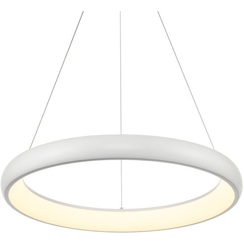 Cortana LED 24.25 inch White Pendant Ceiling Light