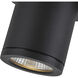 Nordic LED 4.38 inch Black Exterior Ceiling