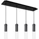 Lena LED 5.13 inch Black Multi Pendant Ceiling Light