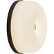 Jada 5 inch Black and Opal Glass ADA Wall Sconce Wall Light