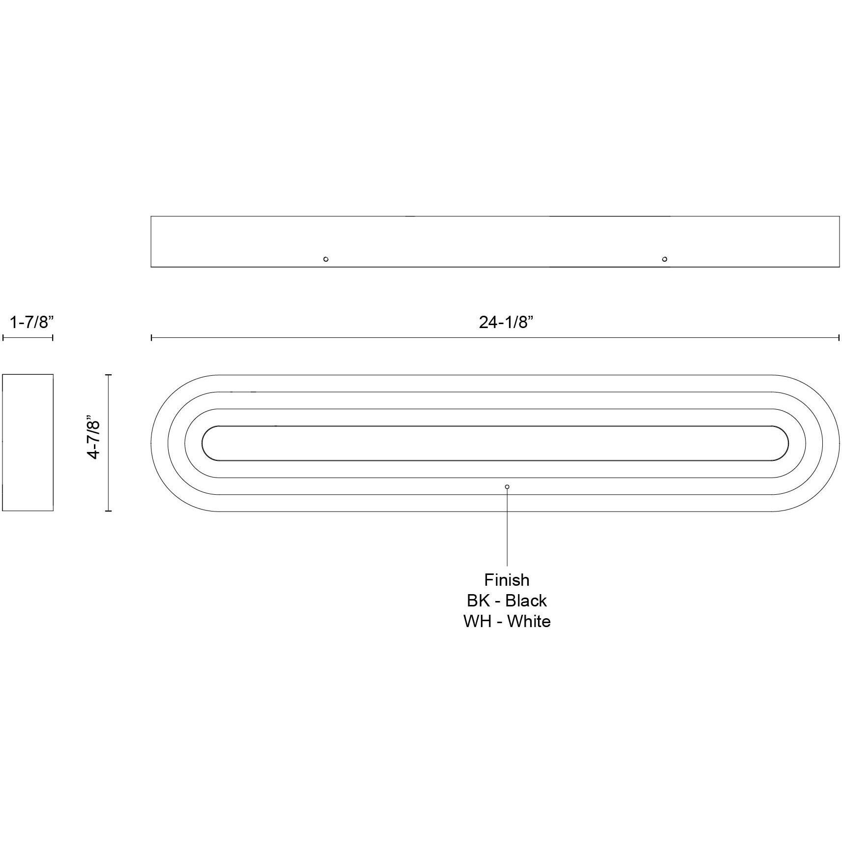 Arco Bath Vanity Light Wall Light in White