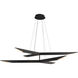 Tachi LED 31.13 inch Urban Bronze Chandelier Ceiling Light