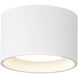 Uma 5.5 inch White Semi-Flush Mount Ceiling Light