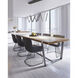 Chute LED 42 inch Black Linear Pendant Ceiling Light