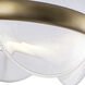 Taurus LED 22.13 inch Vintage Brass Chandelier Ceiling Light