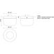 Mel LED 5.13 inch Black Flush Mount Ceiling Light