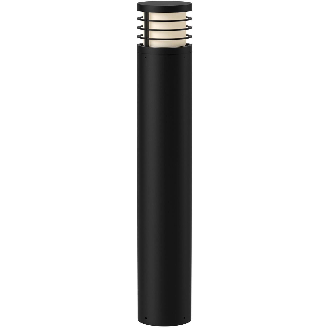 Blaine 120-277V 24.00 watt Black Exterior Bollard