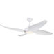 Coronado 55.63 inch Matte White Ceiling Fan