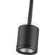 Nordic LED 2.63 inch Black Exterior Pendant
