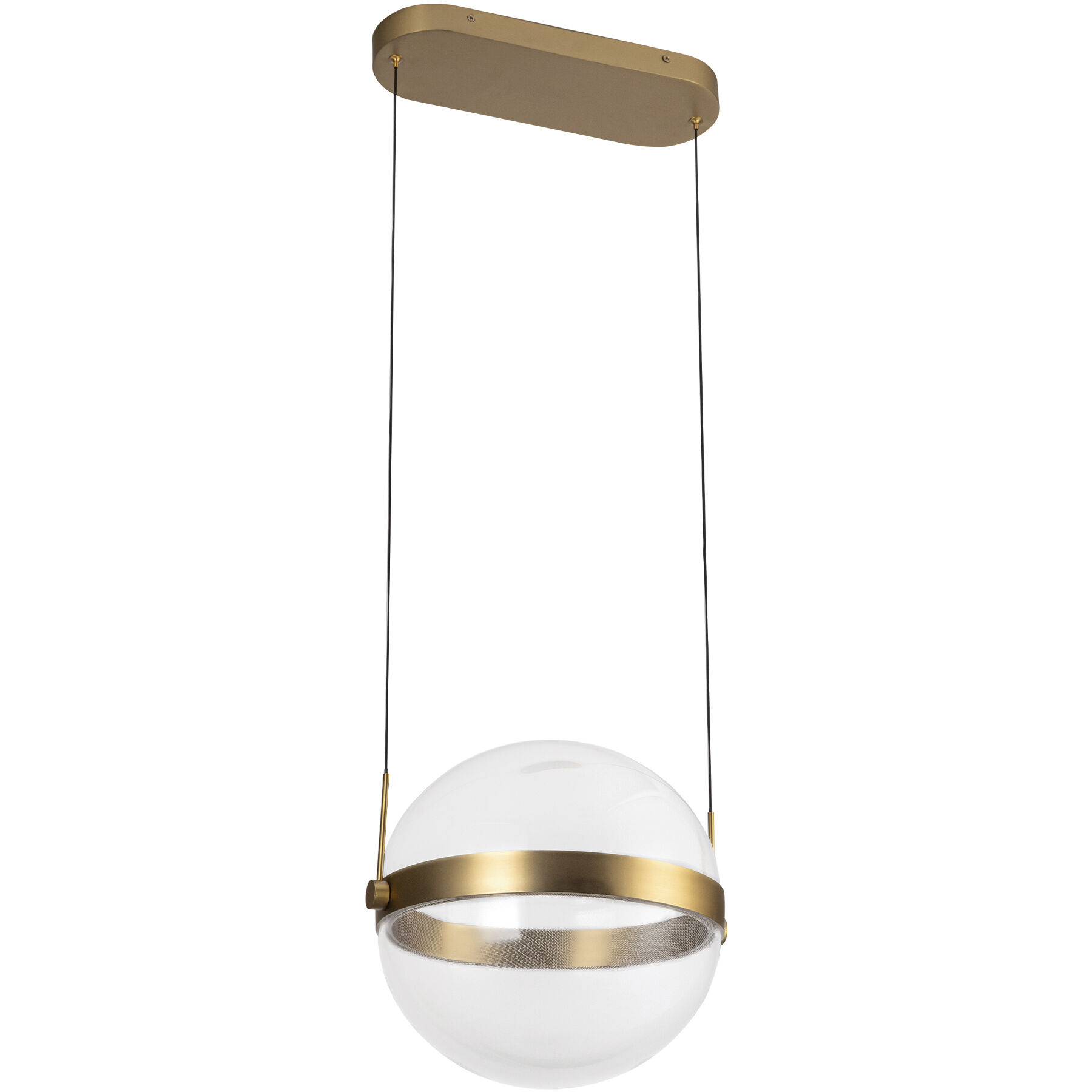 Pisces Pendant Ceiling Light in Brushed Gold