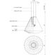 Arctic LED 20 inch Black Exterior Pendant