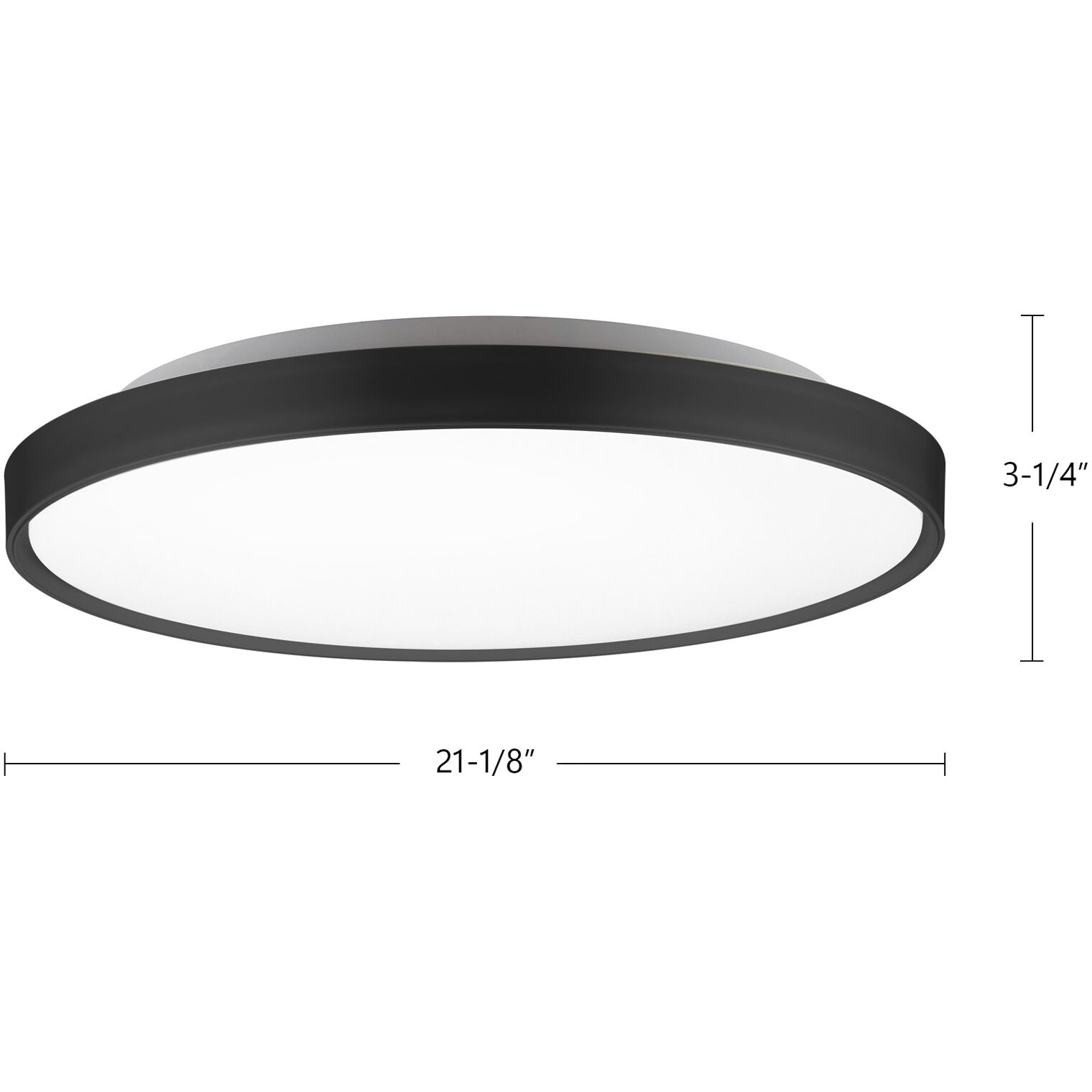 Brunswick LED 21.13 inch White Flush Mount Ceiling Light