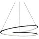 Twist LED 32 inch Black Pendant Ceiling Light