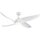 Coronado 55.63 inch Matte White Ceiling Fan