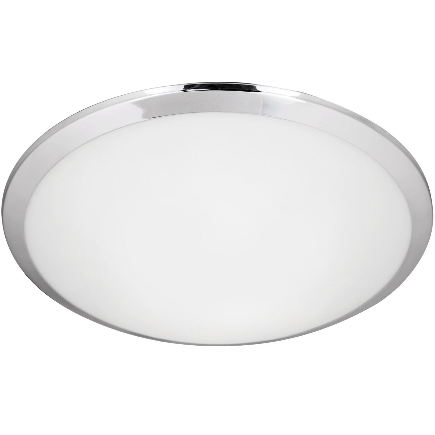 Malta LED 15 inch Chrome Flush Mount Ceiling Light