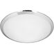 Malta LED 15 inch Chrome Flush Mount Ceiling Light