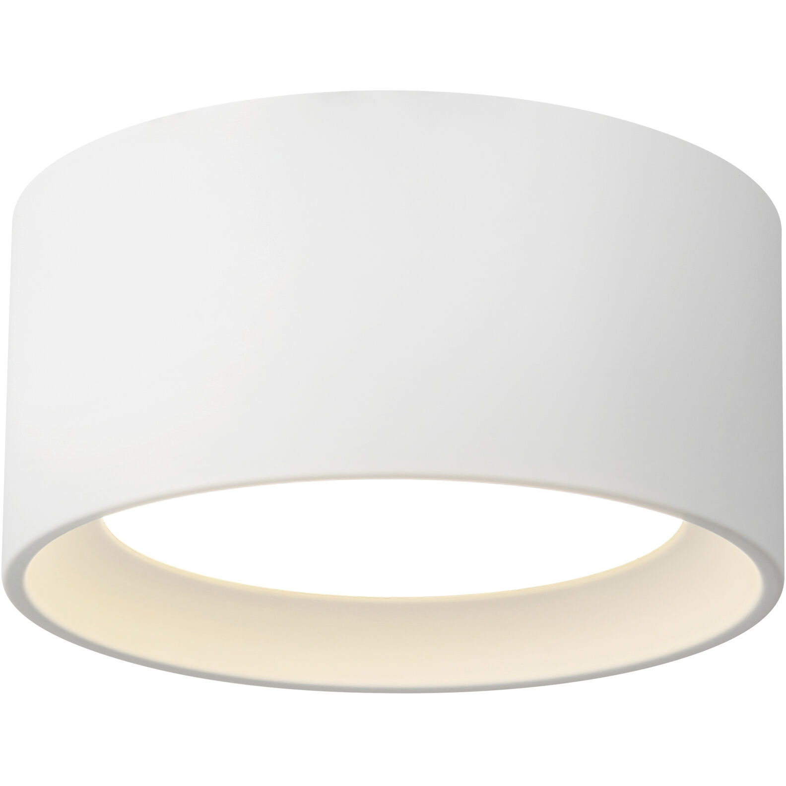 Uma 7.25 inch White Semi-Flush Mount Ceiling Light