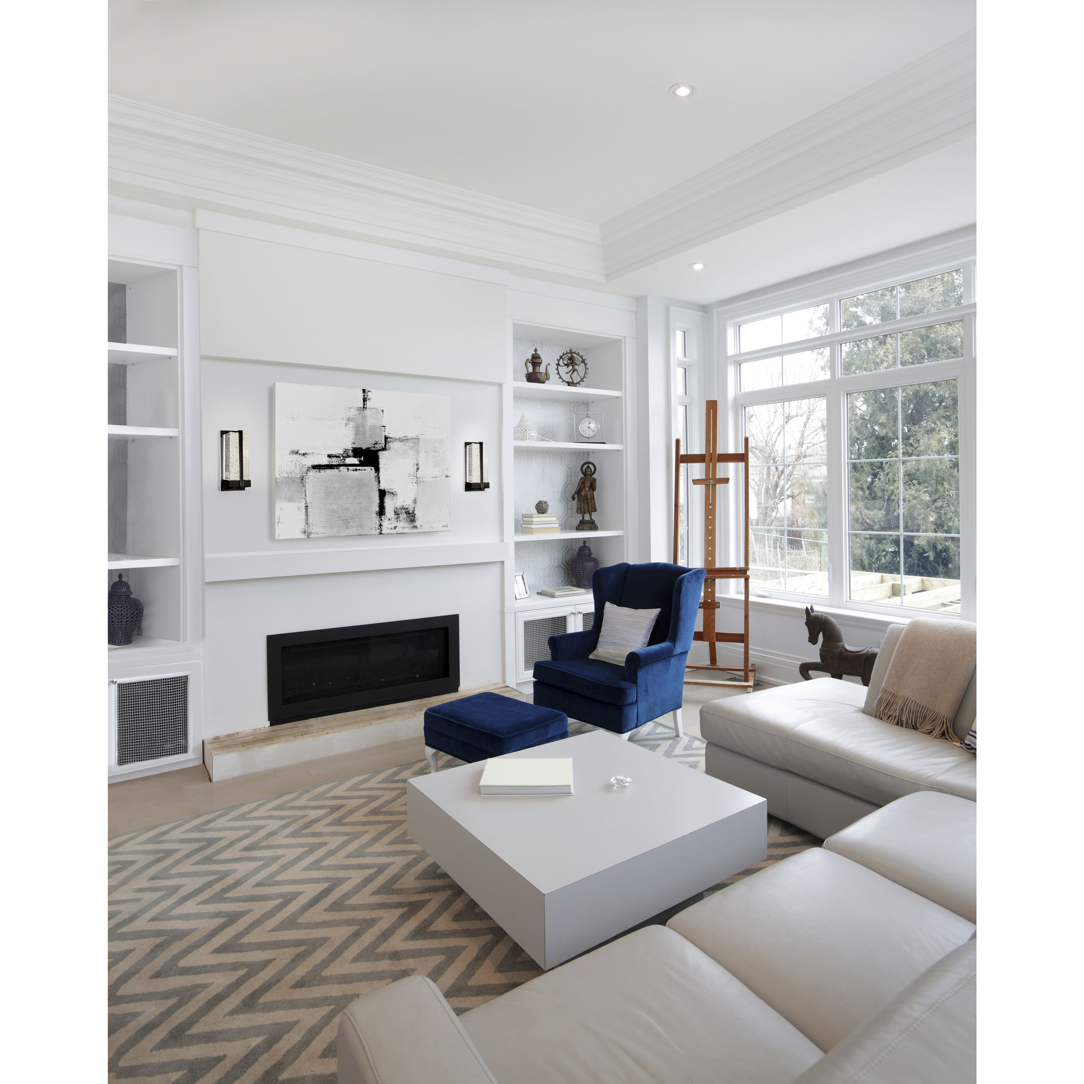 Gable Wall Sconce Wall Light in Black