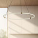 Bruni LED 40.38 inch Brushed Gold Pendant Ceiling Light