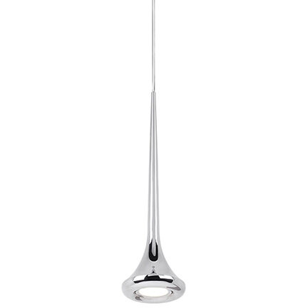 Bach LED 5 inch Chrome Pendant Ceiling Light