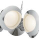Cleo LED 16 inch Chrome Chandelier Ceiling Light