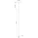 Motif LED 0.75 inch Chrome Pendant Ceiling Light