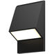 Jackson LED 4.5 inch Black Exterior Wall/Step Light