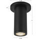 Nordic LED 4.38 inch Black Exterior Ceiling