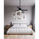 Thalia 54 inch Matte Black Ceiling Fan