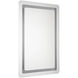 Seneca LED 24.13 inch Sandblasted Merc Edge Bath Vanity Light Wall Light