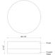 Bedford LED 5.88 inch Brushed Nickel Flush Mount Ceiling Light
