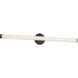 Tectra 1.88 inch Black ADA Wall Sconce Wall Light