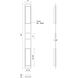 Aspen LED 60 inch Black Exterior Wall Sconce