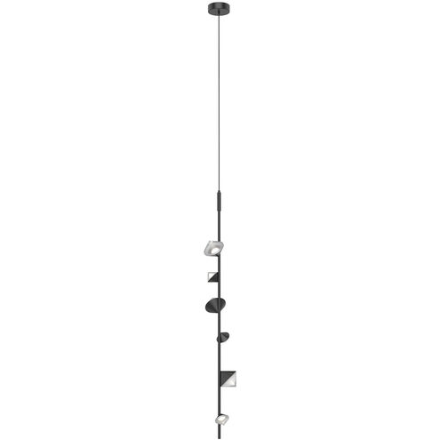 Geode LED 7.13 inch Black Pendant Ceiling Light