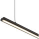 Thread LED 118.13 inch Black Linear Pendant Ceiling Light