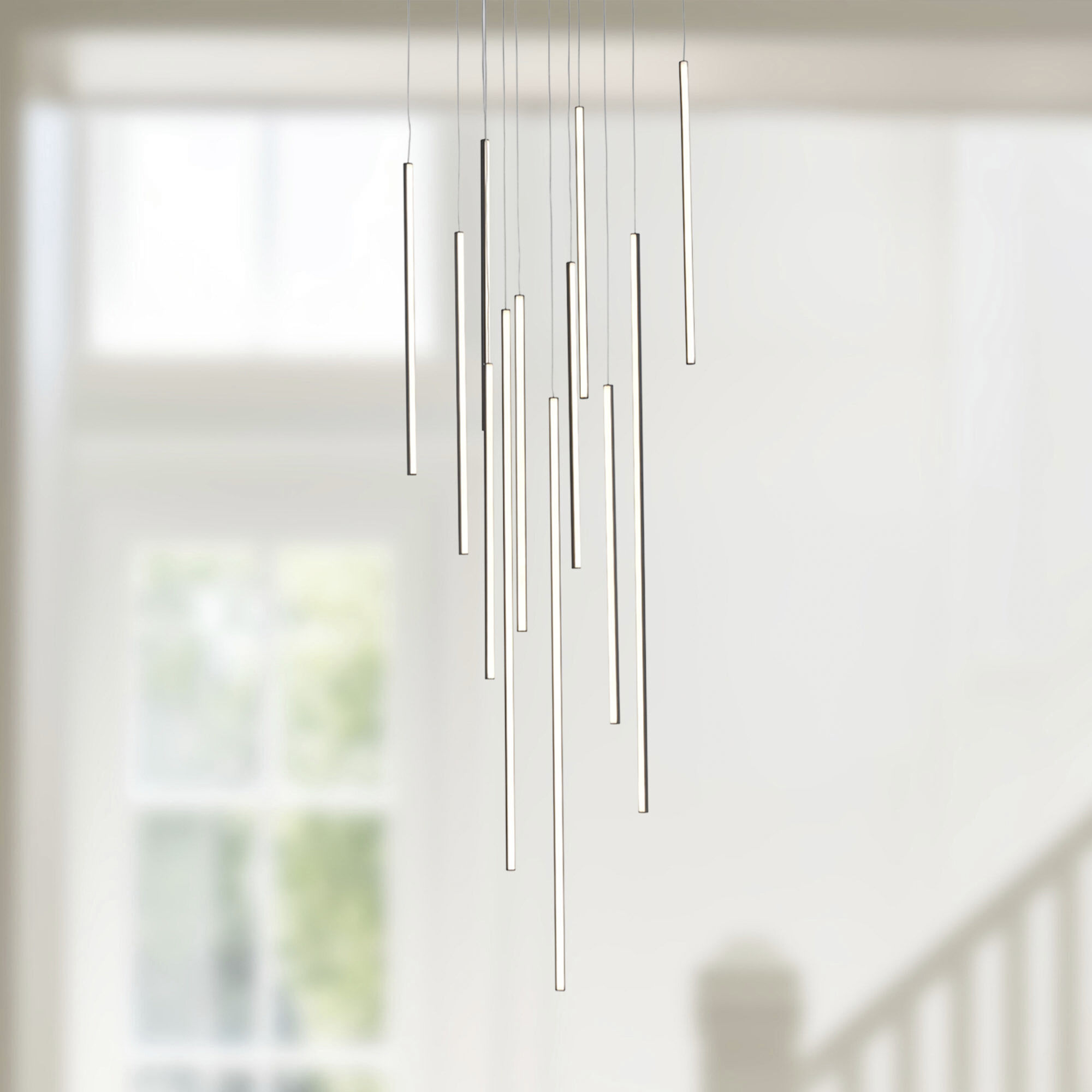 Chute Multi Pendant Ceiling Light in Black