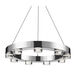 Belle LED 20 inch Chrome Multi Light Pendant Ceiling Light
