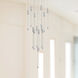 Motif LED 12.75 inch Chrome Multi Pendant Ceiling Light