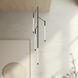 Motif LED 10.25 inch Black Pendant Ceiling Light