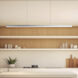 Vega Linear Pendant Ceiling Light in Brushed Nickel