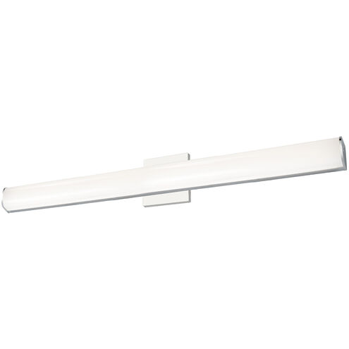 Longitude LED 36.13 inch Chrome Bath Vanity Light Wall Light