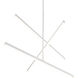 Vega LED 0.75 inch White Chandelier Ceiling Light