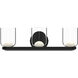 Cedar Vanity Light Wall Light in Black