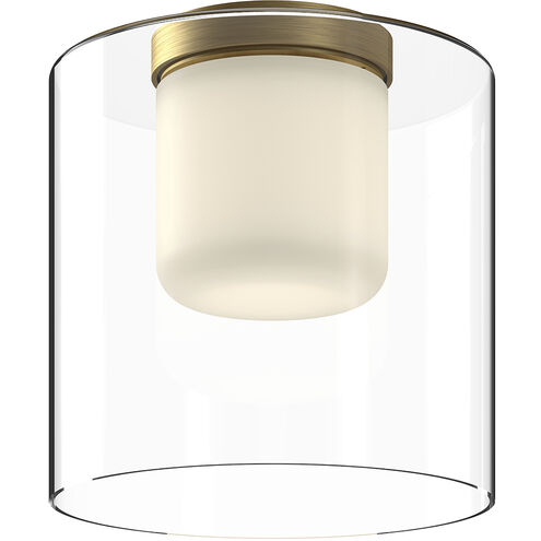 Birch LED 9.5 inch Brushed Gold Flush Mount Ceiling Light