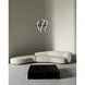 Collide LED 16.38 inch Black Pendant Ceiling Light
