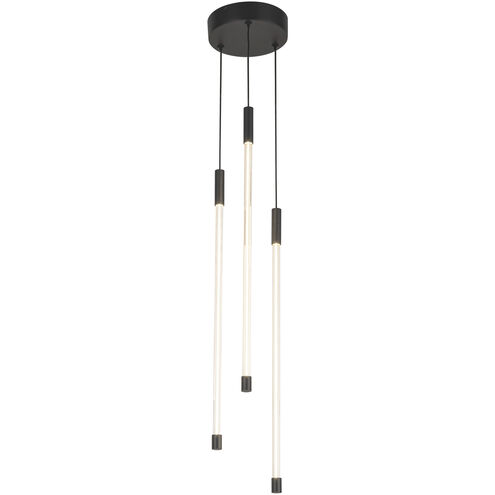 Motif LED 5.5 inch Black Multi-Pendant Ceiling Light