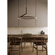 Roda LED 31.5 inch Black Pendant Ceiling Light