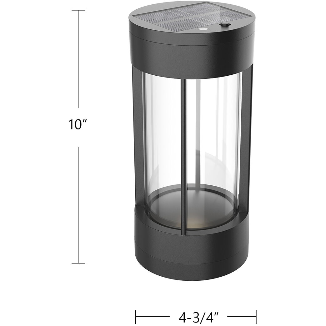 Suara 10 inch 3.00 watt Black Exterior Portable Lamp